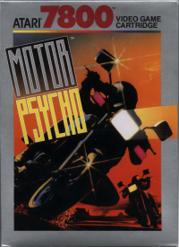 Motor Psycho Atari 7800  box art